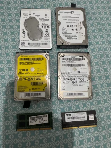 HDs e memórias