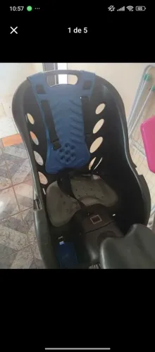 Cadeirinha traseira para bicicleta + garupeira.