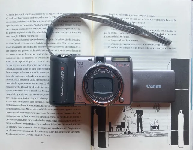 camera canon powershot A650is rara