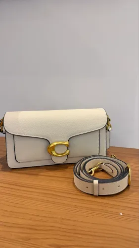 Bolsa coach tabby 26 off white 