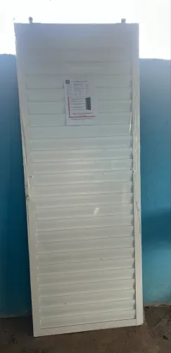 Porta de Correr Palheta Direita 210x80 Branca Nova com Fechadura