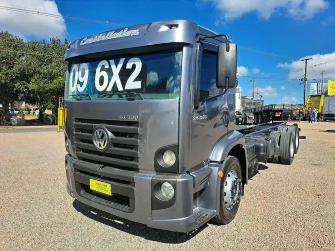 VW 24.250 CNC 6X2 2009 MANUAL CHASSI 7,80m COMP - REPASSE