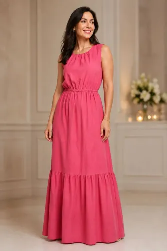 Vestido de festa Rosa Pink P/M