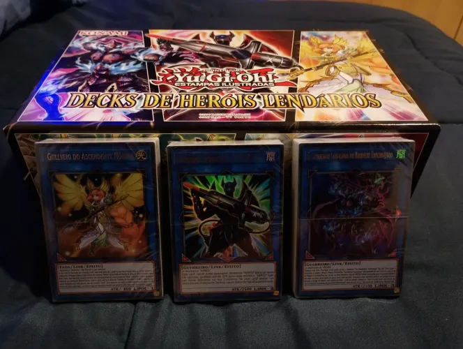 Box Yu-Gi-Oh Decks de Heróis Lendários