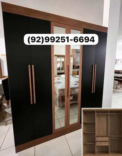 guarda roupa 100% MDF