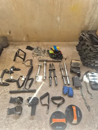 Kit Acessórios para Musculação 