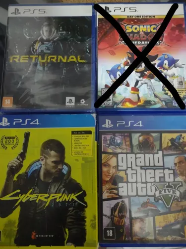 Jogos p/ PS5, aceito oferta