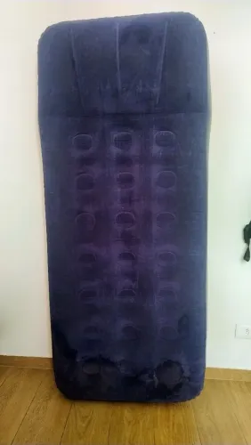 Colchão Inflável de Solteiro Azul
