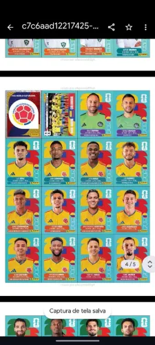 Figurinhas do álbum da copa em PDF para impressão