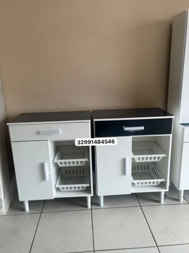 Balcão Para Microondas com Fruteira - Pronta entrega