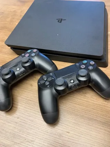 PS4 SLIM + 02 CONTROLES -> REVISADO!!!!!
