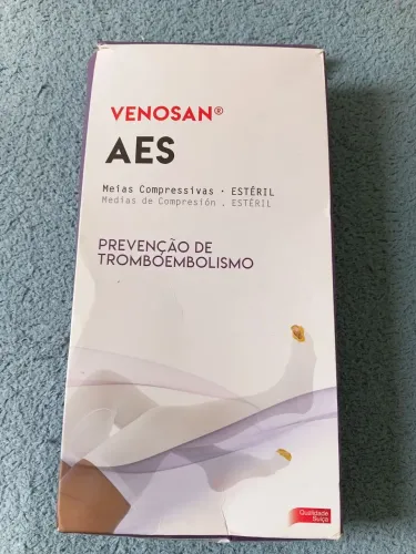 Meias de compressão pós-cirurgia 18 mmHg marca Venosan