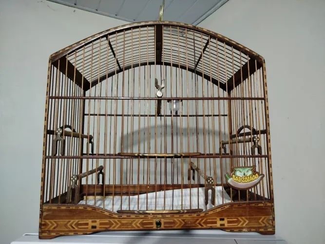 Vendo gaiola de passeio malha fina