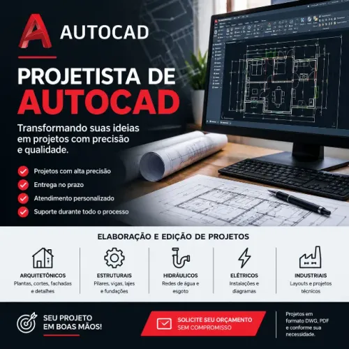 Projetos em AutoCAD
