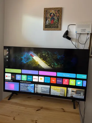 TV 50 polegadas semi nova