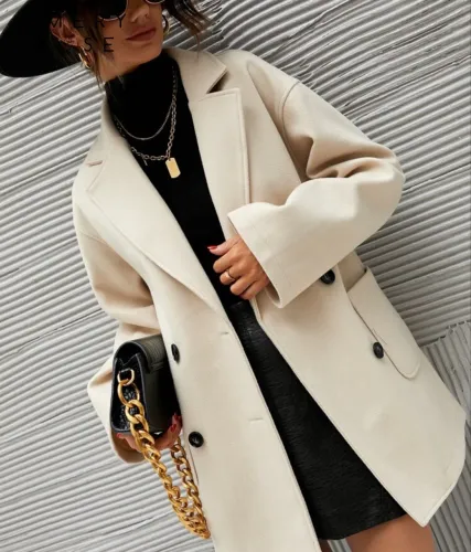 Sobretudo feminino Off White