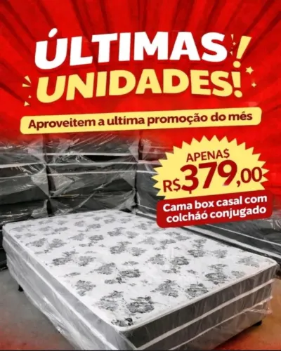 Cama box conjugada nova