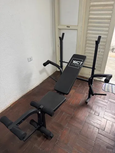 BANCO SUPINO COM INCLINAÇÃO + MESA FLEXORA E EXTENSORA