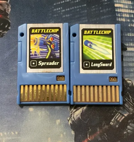 2 Unidades De Cartuchos Megaman Battlechip