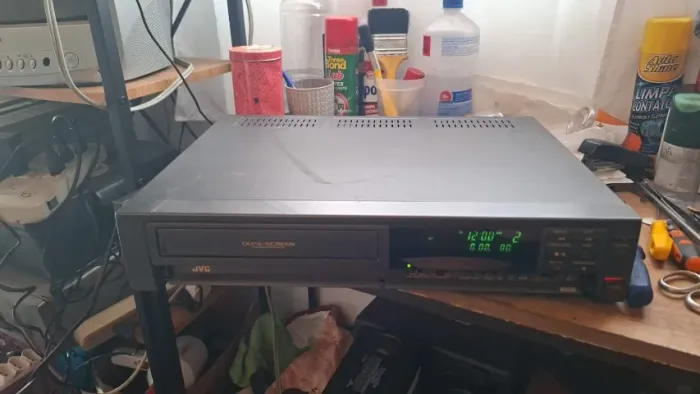 SUCATA DO VÍDEO CASSETE JVC HR-D671M NÃO ACEITA FITA 