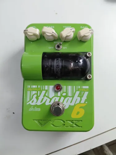 Pedal Vox Straight 6 Drive Valvulado 12ax7 Japão