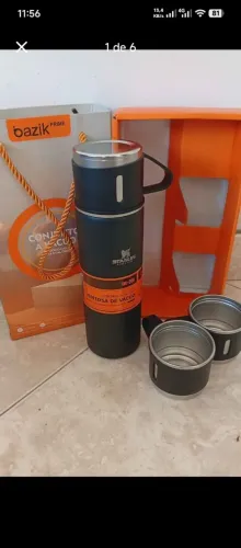 Kit Stanley - Garrafa + 3 Canecas / Completo com Embalagem