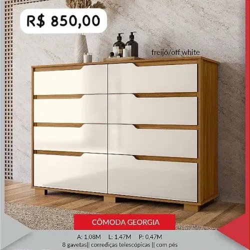 Cômoda Gorgea. Nova