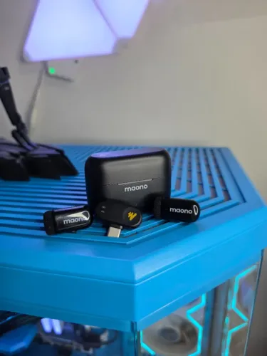 MAONO Wave T1 Mini Wireless Microphone de lapela