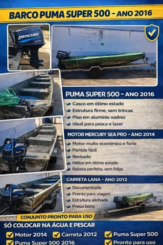 Canoa completa a venda