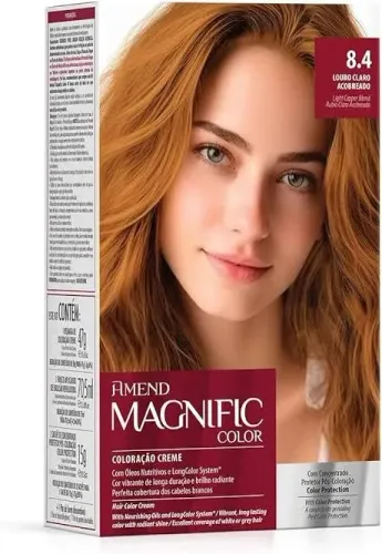 Kit 2 tintas ruiva amend 8.4