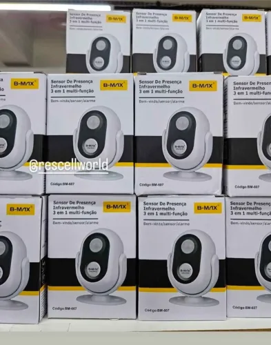 Sensor de Presença 3 em 1.