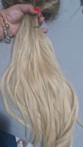 Cabelo  humano  brasileiro  Premium  55cm 200 gramas