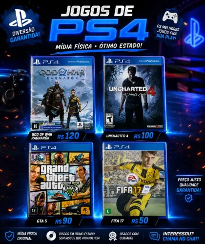 JOGOS PS4