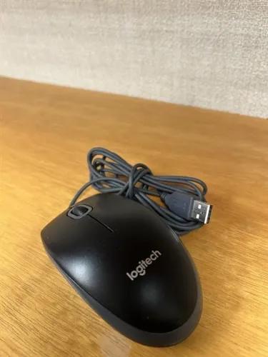 Mouse Logitech M100 com fio USB - Original
