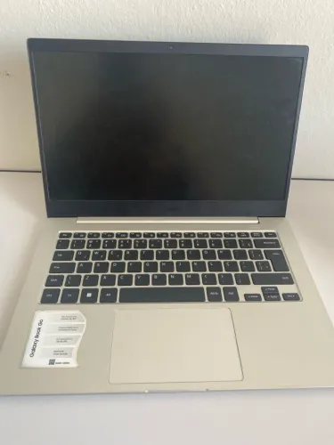 Notebook Samsung Galaxy Book Go 7c snapdragon 4gb 128ssd Cor Prata