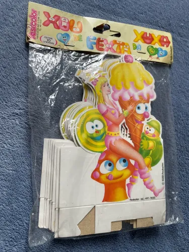 Porta garrafa de aniversário da xuxa