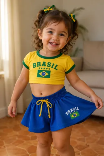 Kit do Brasil menina