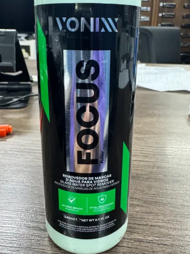 Vonixx focus 240ml removedor de marcas d água para vidros automotivo na ofer so 45,00