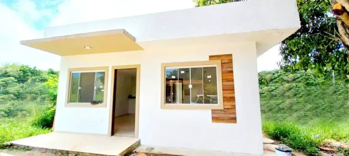 Casa nova 2 Qts em Bacaxá, Aceita Financiamento