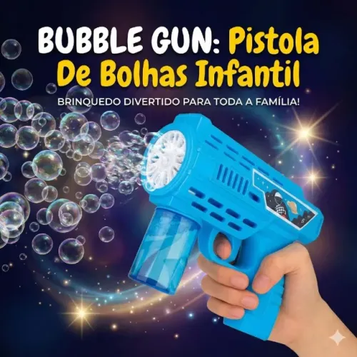 Pistola De Bolhas Infantil Brinquedo Divertido