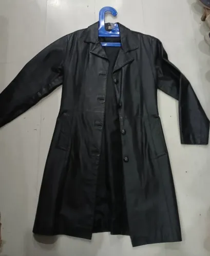 CASACO DE COURO PARKA P/M
