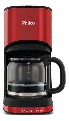 Cafeteira Philco Inox Red PCF41 - Design moderno e alto desempenho