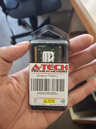 Memória RAM - DDR4 de 16GB e 3200mhz (notebook)