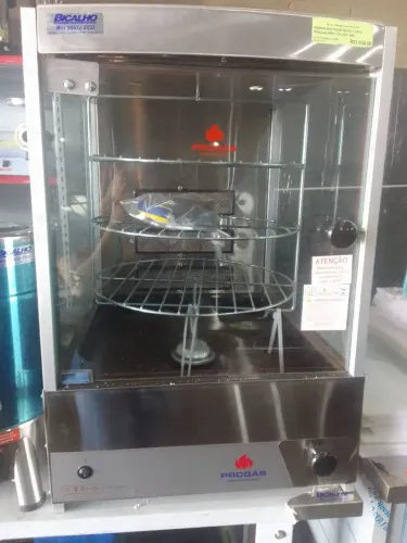 FORNO MULTIUSO BIVOLT 20KG PROGAS GAS GIRATÓRIO 