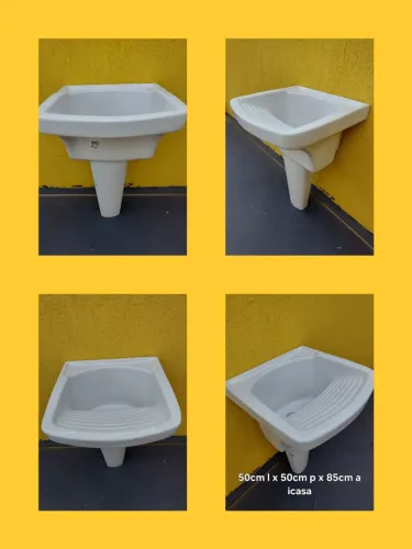 Tanque de roupas em cerâmica
