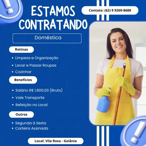 Contrata-se Doméstica