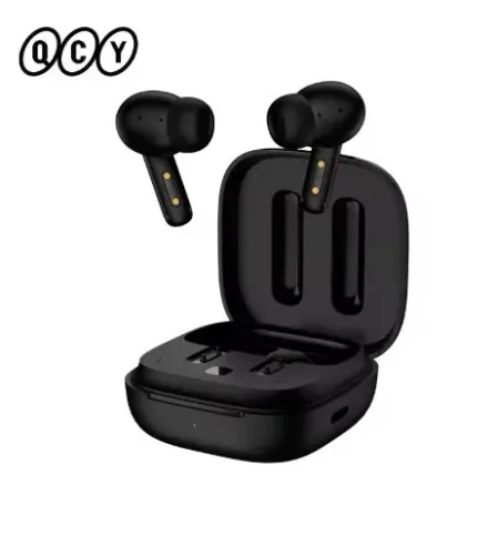 Fone de ouvido Sem Fio QCY T13 ANC - Cancelamento de Ruído - 30H Bateria - BT 5.3 - Preto