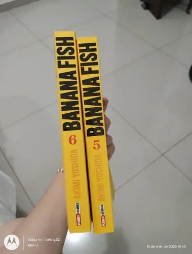 Lote de mangá Banana Fish 5 e 6