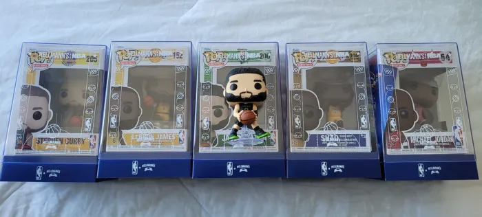5 Miniaturas Funko Pop NBA