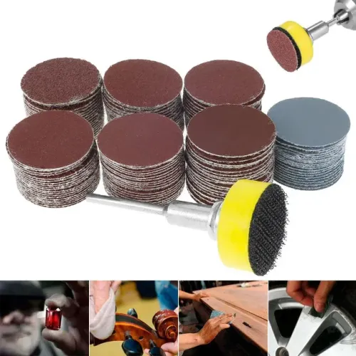 Jogo Mini Boina + Lixas para Uso em Microretífica Dremel Furadeira - Kit com 142pcs